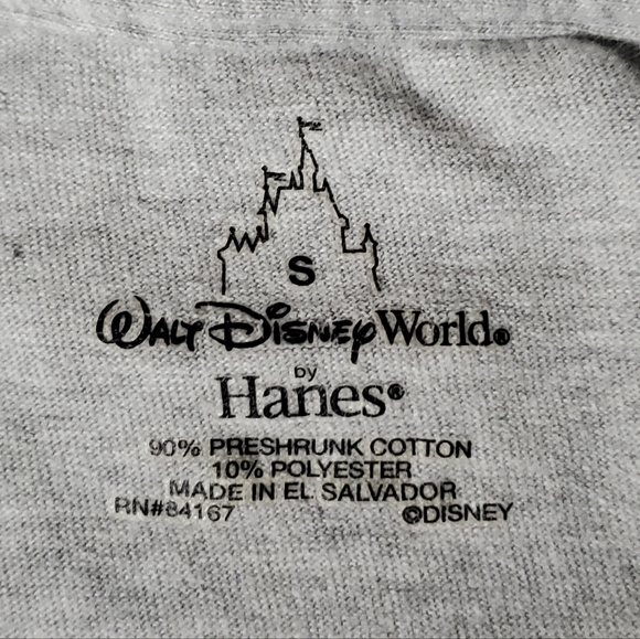 Walt Disney World gray long sleeve Mickey Mouse 4 Parks 1 World Small shirt - Picture 4 of 4